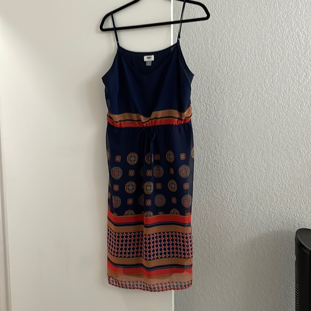 Vibrant rayon dress